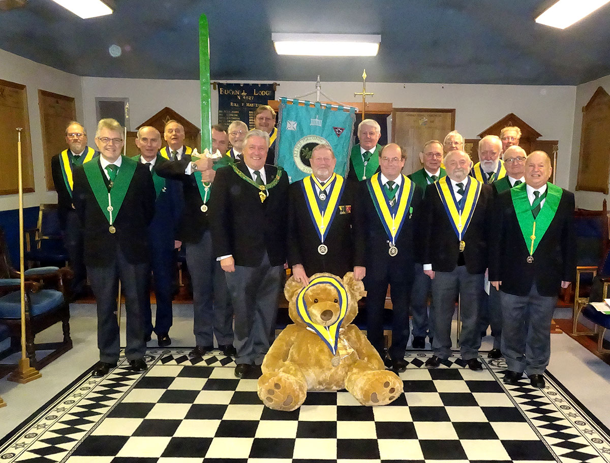 Grin and bear it - the District Grand Prefect's first official Visit